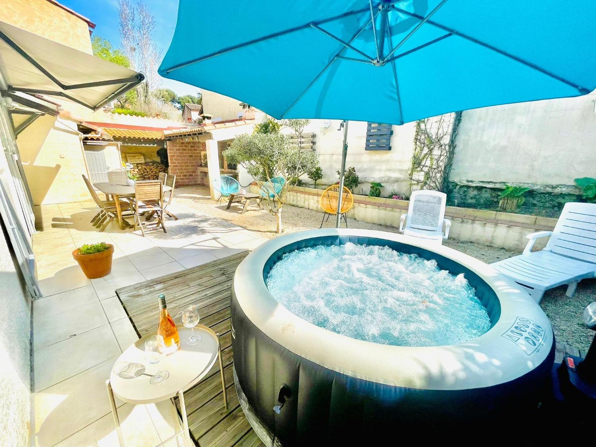 Villa Confort Jacuzzi Barbecue Clim Parking Marseilles Exterior foto